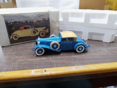 Vtg Danbury Mint 1929 Cord L-29 Special Coupe 1:16 Scale Diecast Model Car Box - Image 1 of 4