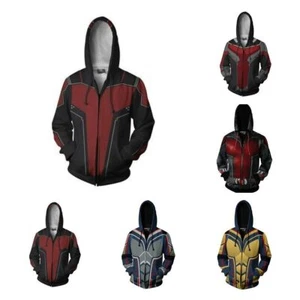 Ant Man and the Wasp 3D Hoodies Cosplay Superhero Sweatshirt Jacket Coat Costume - Picture 1 of 26