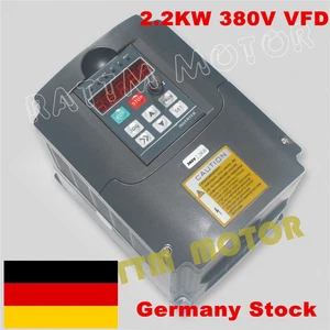 【EU Free】2.2KW VFD 380V Inverter Variable Frequency Drive & 2M Extension Cable - Picture 1 of 4
