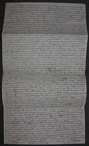 Louis REBOUL.Testament Holograph Schöfe von Lyon Don Bibliothèque Fils ainé.1788 - Bild 1 von 3