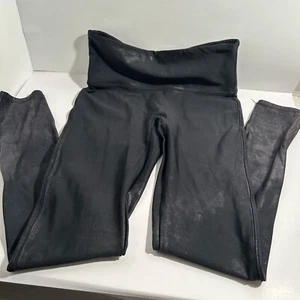 Spanx Leggings Women's Small Black Pants Nylon Spandex. - Picture 1 of 8