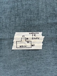 Warwick Rouen Azure Remnant Fire Retardant FR - Picture 1 of 1