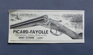 PUB PUBLICITE ANCIENNE ADVERT CLIPPING 111017 / PICARD-FAYOLLE MANUFACTURE ARMES - Imagen 1 de 1