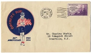 1934 FDC Muttertag SC#737, 1st Cachet Hertelle Stamp Co. - Bild 1 von 1