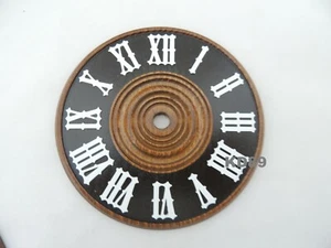 Ziffernblatt Holz D' Uhr Pendel Kuckucksuhr Wald Schwarz Ø 12 CM - Picture 1 of 2