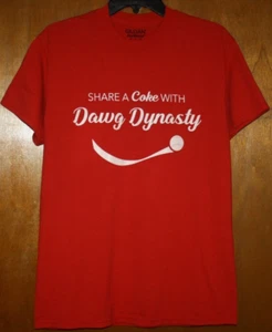 Coke Dawg Dynasty Coach T-Shirt SS Sz M Tee Red Men's Women's GUC - Picture 1 of 4