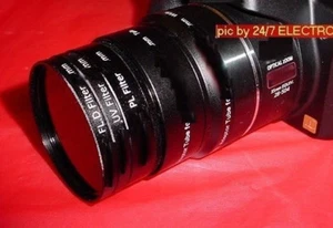 FILTER KIT 72mm CPL UV F-LD Circular Polarizing,Daylight Fluorescent,Ultraviolet - Picture 1 of 9
