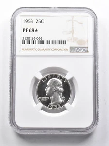 PF68* STAR 1953 Washington Quarter NGC *1502 - Picture 1 of 3
