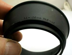 Olympus 35-105mm f3.5-4.5 OM Rubber Lens Hood Shade slip on 55mm rim