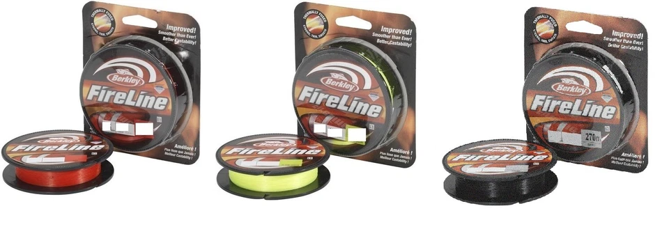 Berkley Fireline fundida Braid 125yds (110m) VERMELHO OU Flame Verde Promoção - Imagem 1 de 1