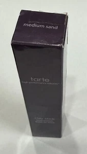 Tarte Clay Stick Foundation - Medium Sand, 0.32oz/9g - New In Box CRUELTY FREE - Picture 1 of 4
