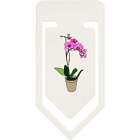 'Potted Orchid' Plastic Paper Clips (CC025580)