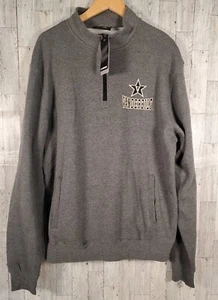 Colosseum Vanderbilt Sweatshirt Mens XXL (2X) Gray 1/4 Zip University NEW - Picture 1 of 13