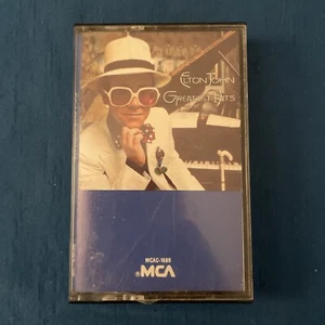Greatest Hits by Elton John (Cassette, 1985, MCA) Classic Rock Compilation Tape - Imagen 1 de 4
