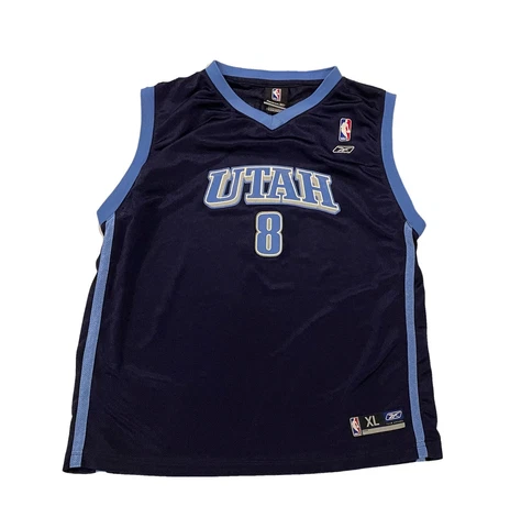 Utah Jazz #8 Reebok Deron Williams Jersey Reebok Youth Size XL Men’s Small Cover