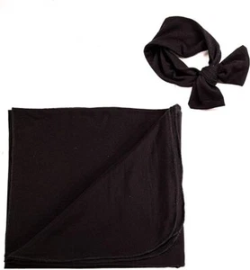 FabricLA BabyOdda Baby's Swaddle Wrap | Blanket and Headband - 2 Pieces Set - Picture 1 of 7