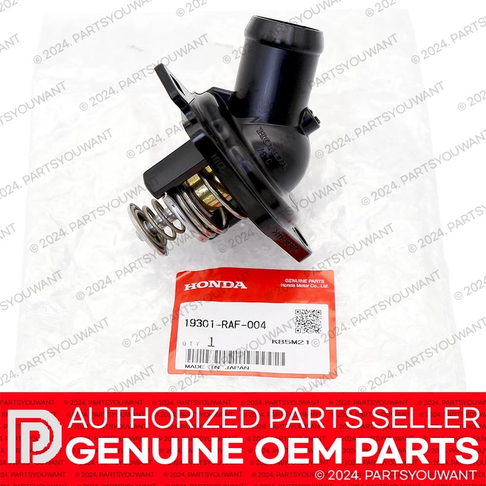 GENUINE Honda OEM Engine Water Coolant Thermostat 19301-RAF-004 / 19301RAF004 - Изображение 1 из 4
