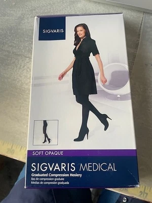 NUEVO EN CAJA SIGVARIS MEDICAL OPAGUE NEGRO Pantimedias Soporte Graduado M/L 15/20mmHg Foto 1 de 4
