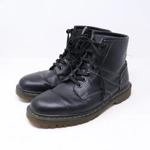 Dr Martens Roseland Boots Mens Size 11 Black Leather Work Lug Sole Shoes - Picture 1 of 18