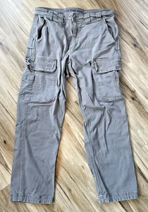 Pantalones cargo Duluth para hombre 36x32 (34x28) gris flexible manguera contra incendios ropa de trabajo ajuste estándar - Imagen 1 de 17