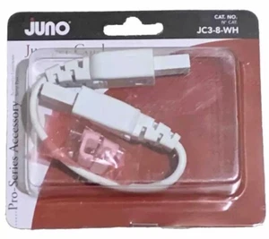 Cable de puente Juno Lighting JC3-8 WH 8" 8 pulgadas 66 cm FNFP nuevo sin abrir - Imagen 1 de 4