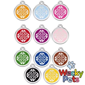 RED DINGO DOG TAGS ENGRAVED CAT ID DISCS Tribal Arrows Top Quality (1TA) - Picture 1 of 15