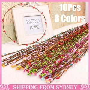 10X Artificial Ivy Flower Garland Rattan Wreath Bracelet Party Home Wedding Deco - Picture 1 of 21