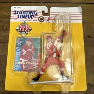 1995 Kenner Starting Lineup Sergei Federov Figur * NHL * Detroit Red Wings Neu in OVP - Bild 1 von 3