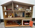 Vintage 70s Lundby Dollhouse Doll House w Lundby Furn & Accessories