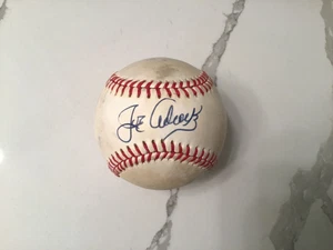 Joe Adcock Single Signed Sweet Spot W White Baseball JSA COA - Picture 1 of 2