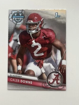 2023 Bowman U Chrome #49 Caleb Downs Alabama & Ohio State Football Card - Image 1 of 2