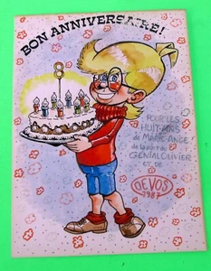 GENIAL OLIVIER DEVOS DEUX DESSINS COLORISES TBE - Imagen 1 de 2