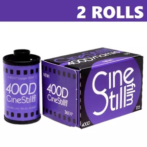 2 x Cinestill 400D Dynamic ISO 400 36exp 35mm 135 Color Prints Negative Film - Picture 1 of 9