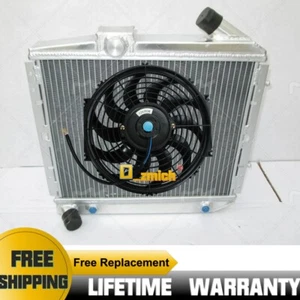 ALU RADIATOR+12"Fan FOR RENAULT 5 SUPER 5/R5 9/11 GT TURBO AT 1985-1991 Kühler - Bild 1 von 5