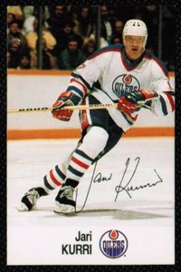 1988-89 Esso NHL All-Star Collection Jari Kurri Edmonton Oilers