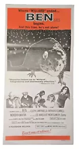 Daybill Ben Original Australian Vintage Cinema Movie Poster Michael Jackson - Bild 1 von 12