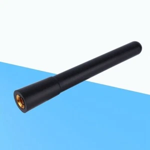 Car Truck Black Short Antenna AM FM Radio Aerial Mast Screw in Type - Picture 1 of 7
