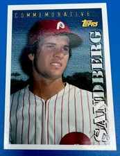 1994 Topps Traded RYNE SANDBERG #130T Commemorative Philadelphia Phillies Cubs