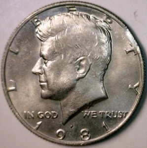 1981 ERROR Clipped Kennedy Half Dollar AU + Coin Clip #1 FREE SHIP - Picture 1 of 5