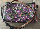 Coach Lyla Crossbody Rose Meadow Floral Violet New Coated Canvas Bag