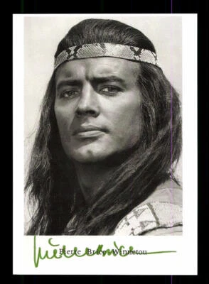 Pierre Brice Autogrammkarte bekannt aus Winnetou +2 - Bild 1 von 2