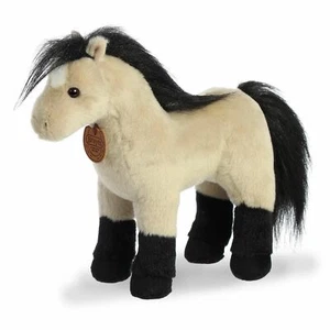 Aurora - Criadora Marrón Mediano - Pony Highland de 11" - Exquisito Animal de Peluche - Imagen 1 de 4