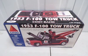 Gearbox 1953 F-100 Tow Truck 1/24 Die-cast Model CITGO Coin Bank - Picture 1 of 10