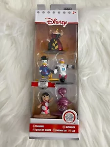 Paquete de 5 figuras de metal nano Disney coleccionistas 100 % fundidas a presión adornos para pasteles - Imagen 1 de 2