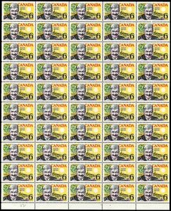 Canada Stamp SHEET#504 - Stephen Leacock and Mariposa (1969) 6¢ - Bild 1 von 1