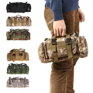 Tactical Waist Pack Molle Pouch Deployment Bag Utility Outdoor Camping Hiking - Picture 1 of 30