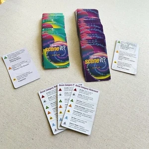 Disney Scene It Board Game (Replacement TRIVIA CARDS Only) Parts Pieces 2004 - Picture 1 of 5