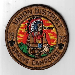 1973 Spring Camporee Union District Itibapishe Iti Hollo 188 Central North Carol - Picture 1 of 1