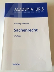 Academia Juris Sachenrecht, 7. Auflage 2015, Neu & unbenutzt - Bild 1 von 4