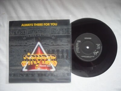 STRYPER ALWAYS THERE FOR YOU VIRGIN RECORDS UK 7"VINYL SINGLE in PICTURE SLEEVE - Image 1 of 2